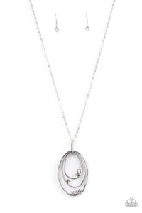 Paparazzi Accessories - Industrial Infusion - White (Bling) Necklace