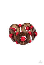 Load image into Gallery viewer, Paparazzi Accessories - Island Adventure - Red Bracelet
