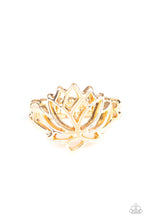 Load image into Gallery viewer, Paparazzi Accessories - Lotus Lover - Gold Ring
