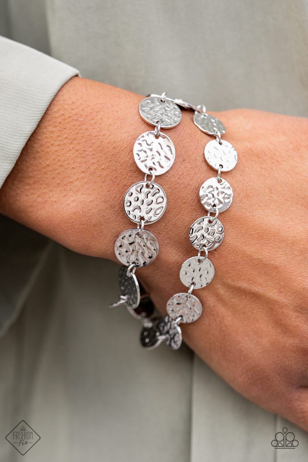 Paparazzi Accessories - Rooted To The Spotlight - Silver Bracelet