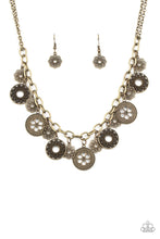 Load image into Gallery viewer, Paparazzi Accessories - Meadow Masquerade - Brass Necklace
