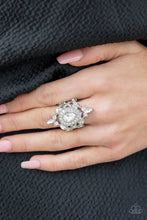 Load image into Gallery viewer, Paparazzi Accessories - Mega Stardom - White (Bling) Ring
