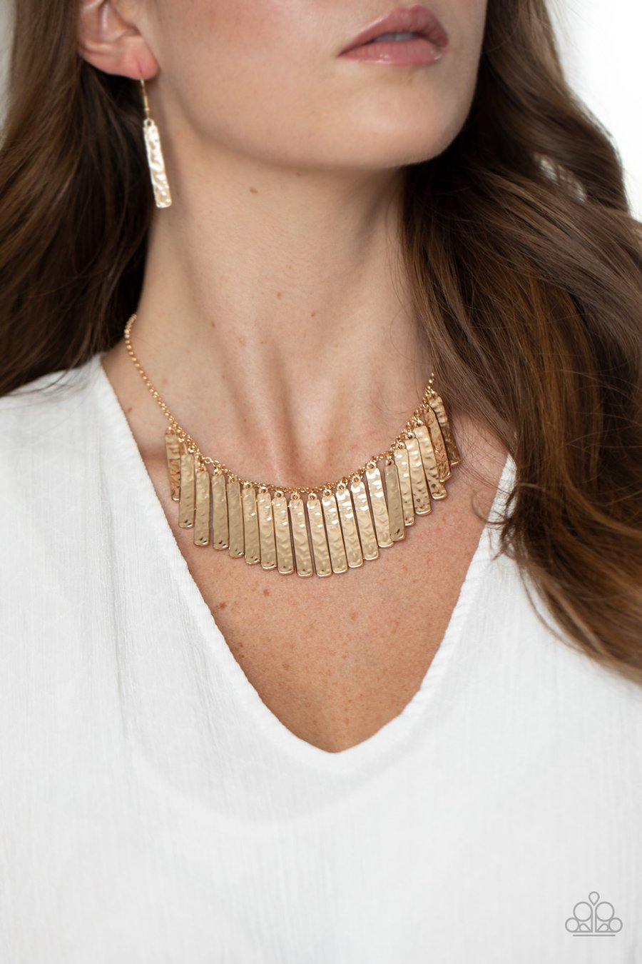 Paparazzi Accessories - Metallic Muse - Gold Necklace