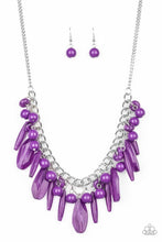 Load image into Gallery viewer, Papparazzi Accessories - Miami Martinis - Purple Necklace
