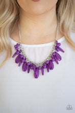 Load image into Gallery viewer, Papparazzi Accessories - Miami Martinis - Purple Necklace
