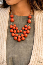 Load image into Gallery viewer, Paparazzi Accessories - Miss Pop-You-Larity - Orange Necklace
