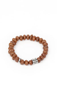 Paparazzi Accessories - Natural State Of Mind - Brown Urban Bracelet