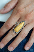 Load image into Gallery viewer, Paparazzi Accessories - Pioneer Plains - Yellow Ring
