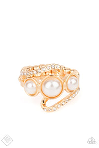 Paparazzi Accessories - Posh Progression - Gold (Pearls) Ring