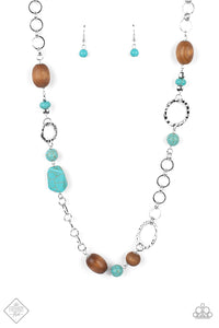 Paparazzi Accessories - Prairie Reserve - Blue (Turquoise) Necklace