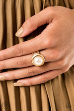Load image into Gallery viewer, Paparazzi Accessories - Prim and Prosper - Gold (Pearl) Ring
