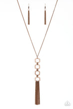 Load image into Gallery viewer, Paparazzi Accessories - Ready Set GEO - Copper Necklace
