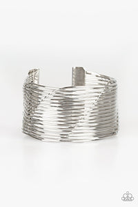 Paprazzi Accessories - Retro Revamp - Silver Bracelet