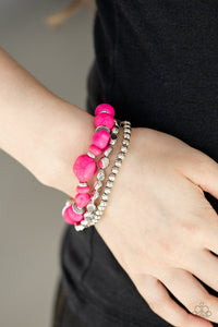 Paparazzi Accessories - Rural Restorations - Pink Bracelets