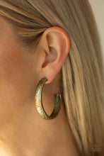 Load image into Gallery viewer, Paparazzi Accessories - Rustic Revolution - Brass Earrings
