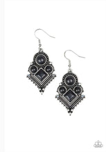Load image into Gallery viewer, Paparazzi Accessories  - So Sonoran - Black Earrings
