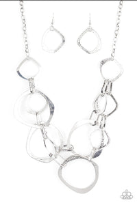 Paparazzi Accessories - Salvage Yard - Silver Necklace