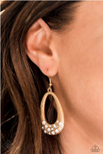 Load image into Gallery viewer, Paparazzi Accessories - Better Luxe Next Time - Gold Earring
