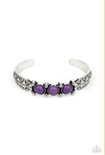 Load image into Gallery viewer, Paparazzi Accessories - Mojave Glyphs - Purple Bracelet
