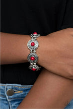 Load image into Gallery viewer, Paparazzi Accessories - Flirty Finery - Red Bracelet
