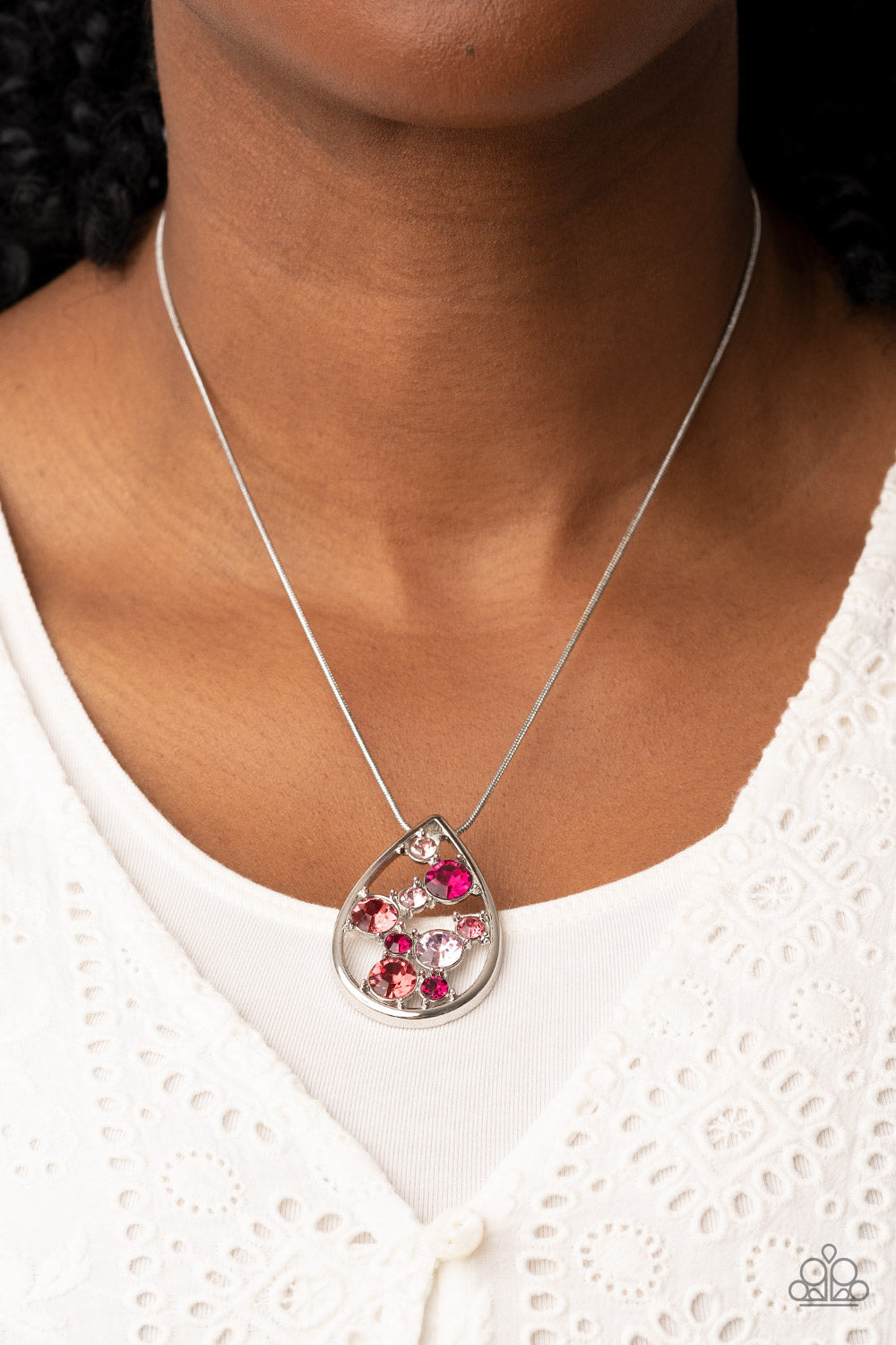 Paparazzi Accessories - Seasonal Sophistication - Pink Necklace