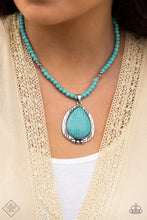 Load image into Gallery viewer, Paparazzi Accessories - Evolution - Turquoise (Blue) Necklace
