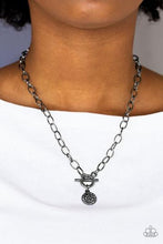 Load image into Gallery viewer, Paparazzi Accessories - Sorority Sisters - Black (Gunmetal) Necklace
