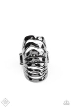 Load image into Gallery viewer, Paparazzi Accessories - Sound Waves - Black (Gunmetal) Ring
