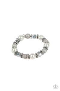 Paparazzi Accessories - Sparking Conversation - White (Pearls) Bracelet