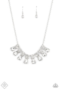 Paparazzi Accessories - Sparkly Ever After - White (Bling) Necklace
