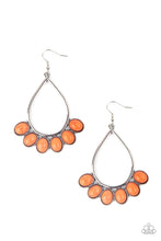 Load image into Gallery viewer, Paparazzi Accessories- Stone Sky - Orange Earrings
