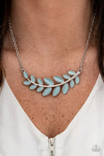 Load image into Gallery viewer, Paparazzi Accessories - Frosted Foliage - Blue Necklace
