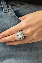 Load image into Gallery viewer, Paparazzi Accessories - Galactic Glamour - White (Bling) Ring
