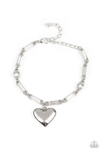 Load image into Gallery viewer, Paparazzi Accessories - Sweetheart Secrets - Silver Bracelet
