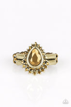 Load image into Gallery viewer, Paparazzi Accessories - Till Queendome Come - Brass Ring
