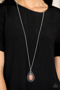 Paparazzi Accessories - Total Tranquility - Orange Necklace