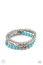 Load image into Gallery viewer, Paparazzi Accessories - Trail Mix Mecca - Turquoise (Blue) Bracelet
