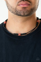 Load image into Gallery viewer, Paparazzi Accessories - Volcanic Vagabond - Red Urban Necklace
