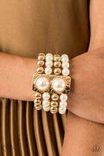 Load image into Gallery viewer, Paparazzi Accessories - Wealth Conscious - Gold Bracelet
