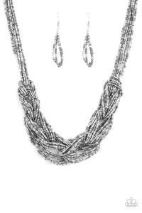 Paparazzi Accessories - City Catwalk - Silver Necklace