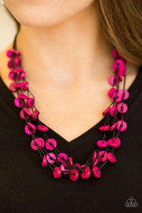 Paparazzi Accessories - Hoppin Honolulu - Pink Necklace