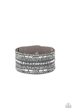 Load image into Gallery viewer, Paparazzi Accessories  - Rebel Radiance - Gray Bracelet

