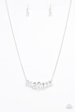 Load image into Gallery viewer, Paparazzi Accessories - Leading Lady - White ( Bling) Necklace
