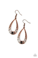 Load image into Gallery viewer, Paparazzi Accessories - Colorfully Charismatic - Copper Earrings
