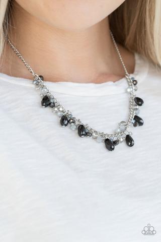 Paparazzi Accessories - Courageously Catwalk - Black Necklace
