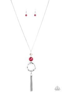 Paparazzi Accessories - Bold Balancing Act - Red Necklace