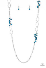 Load image into Gallery viewer, Paparazzi Accessories - Flirty Foxtrot - Blue Necklace
