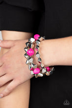 Load image into Gallery viewer, Paparazzi Accessories - A Perfect TEN-acious - Pink Bracelet
