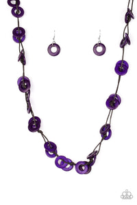 Paparazzi Accessories - Waikiki Winds - Purple Necklace