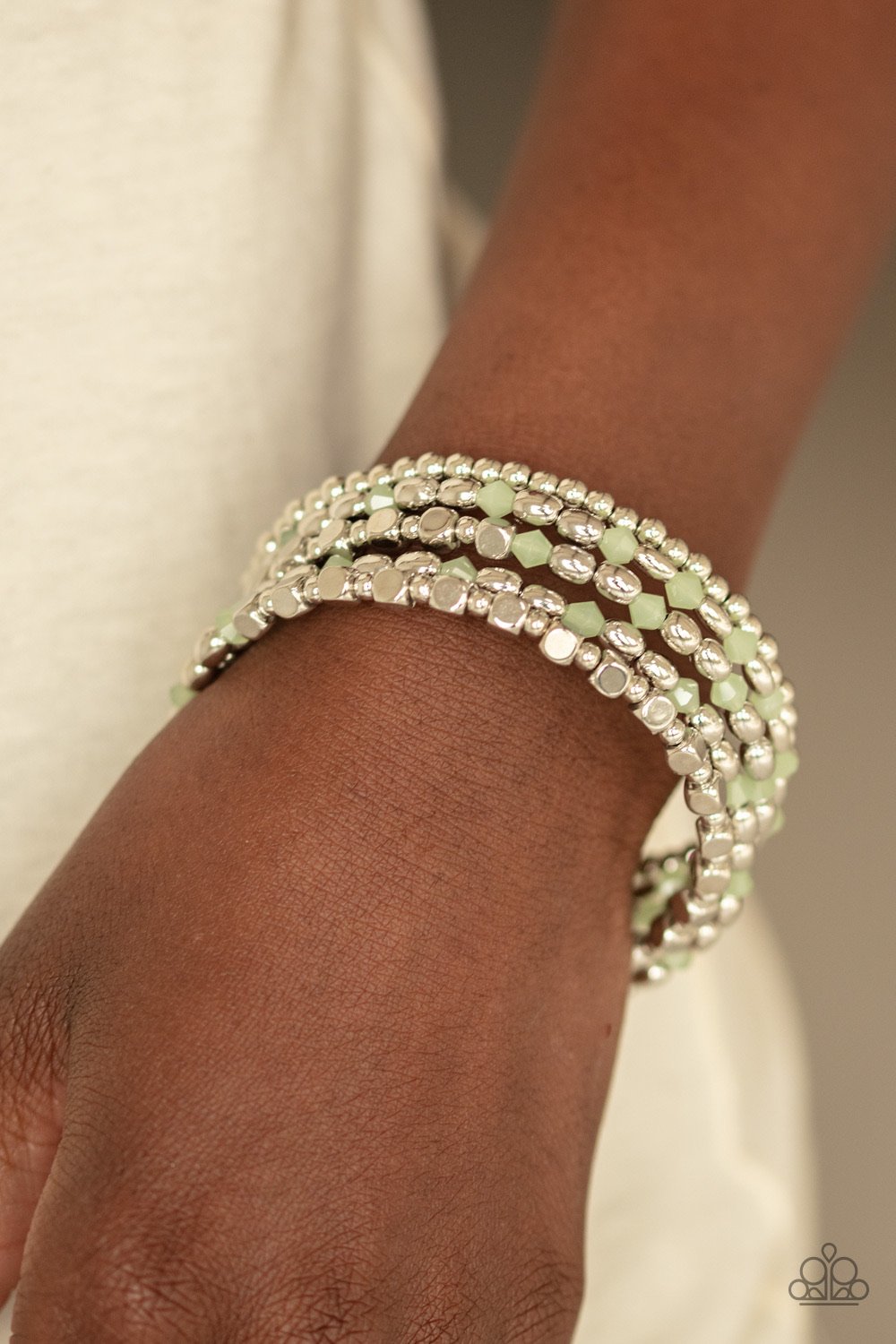 Paparazzi Accessories - Malibu Mojito - Green Bracelet